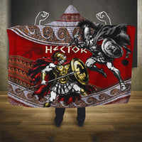 Hector Prince Of Troy Hooded Blanket Ancient Greek Mythology Trojan Warrior