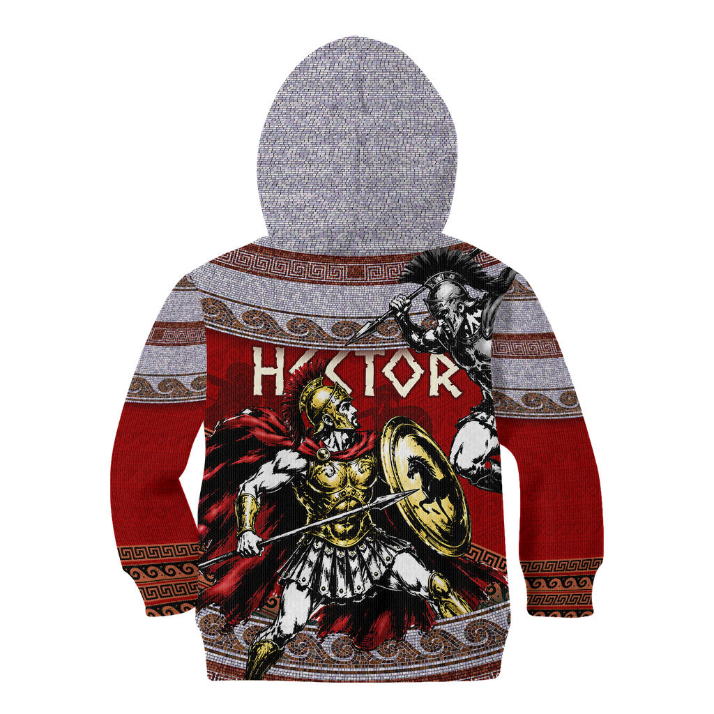 Hector Prince Of Troy Kid Hoodie Ancient Greek Mythology Trojan Warrior
