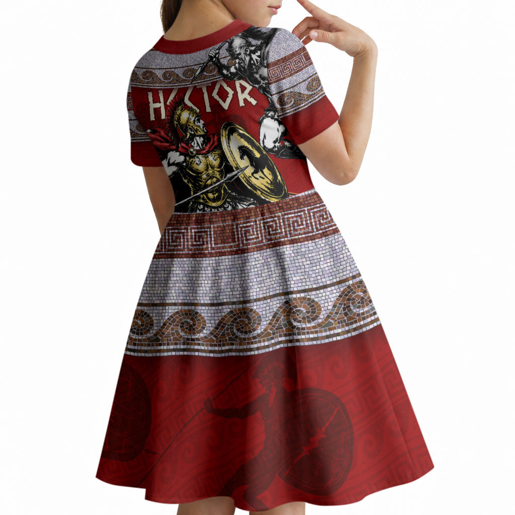Hector Prince Of Troy Kid Short Sleeve Dress Ancient Greek Mythology Trojan Warrior