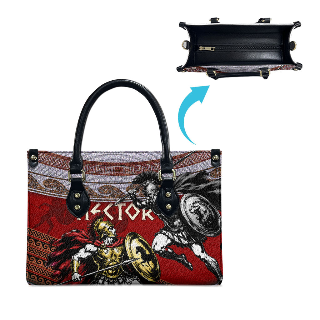 Hector Prince Of Troy Leather Bag Ancient Greek Mythology Trojan Warrior