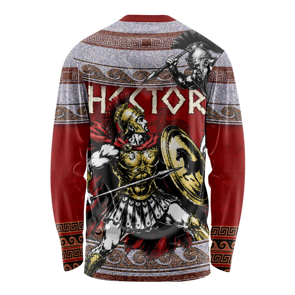 Hector Prince Of Troy Long Sleeve Shirt Ancient Greek Mythology Trojan Warrior
