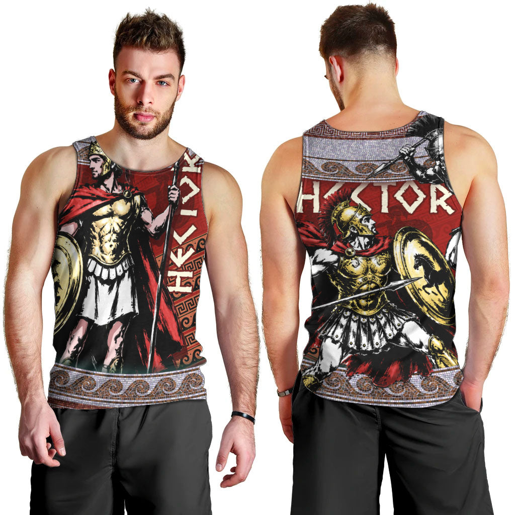 Hector Prince Of Troy Men Tank Top Ancient Greek Mythology Trojan Warrior