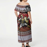 Hector Prince Of Troy Off Shoulder Maxi Dress Ancient Greek Mythology Trojan Warrior