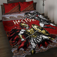 Hector Prince Of Troy Quilt Bed Set Ancient Greek Mythology Trojan Warrior