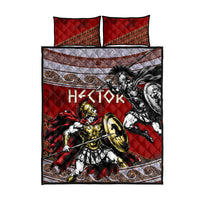 Hector Prince Of Troy Quilt Bed Set Ancient Greek Mythology Trojan Warrior