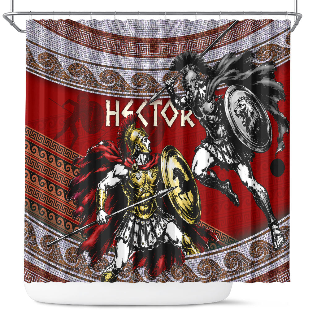 Hector Prince Of Troy Shower Curtain Ancient Greek Mythology Trojan Warrior
