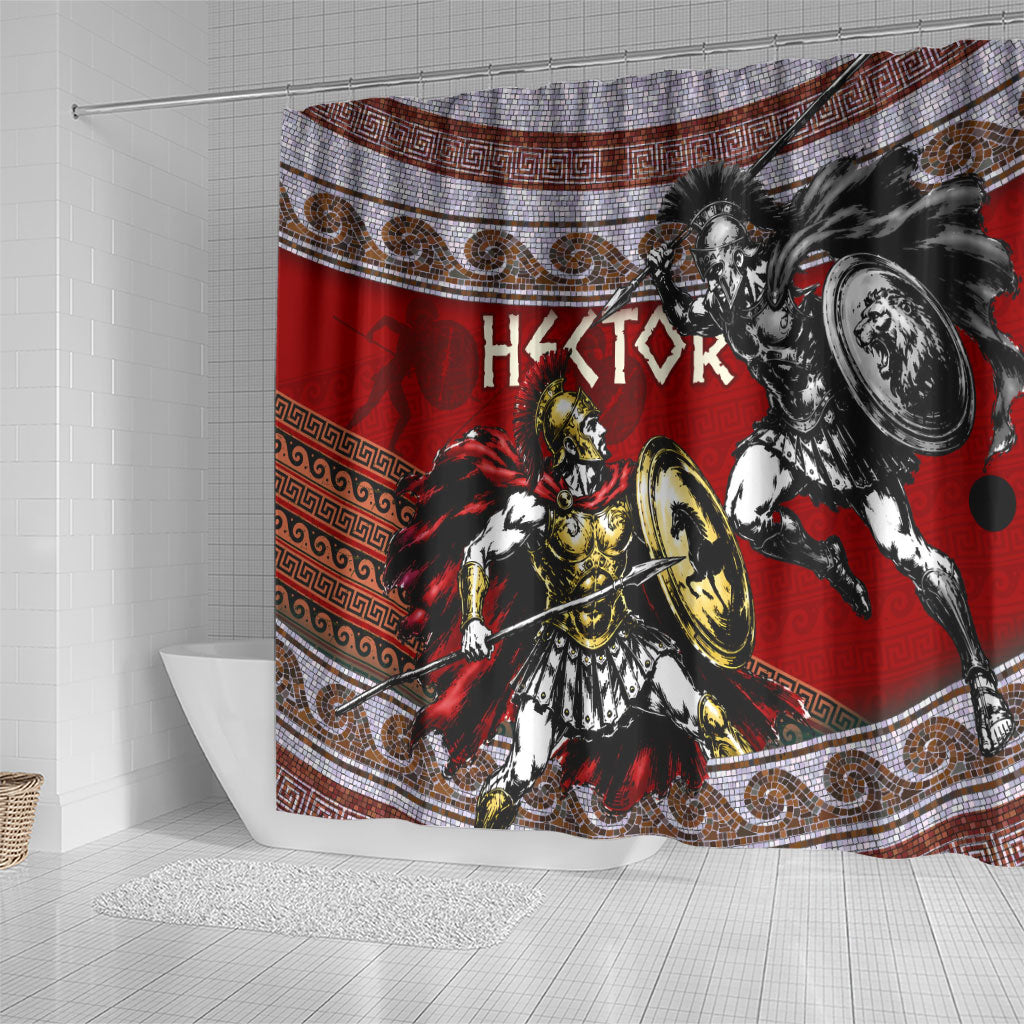 Hector Prince Of Troy Shower Curtain Ancient Greek Mythology Trojan Warrior