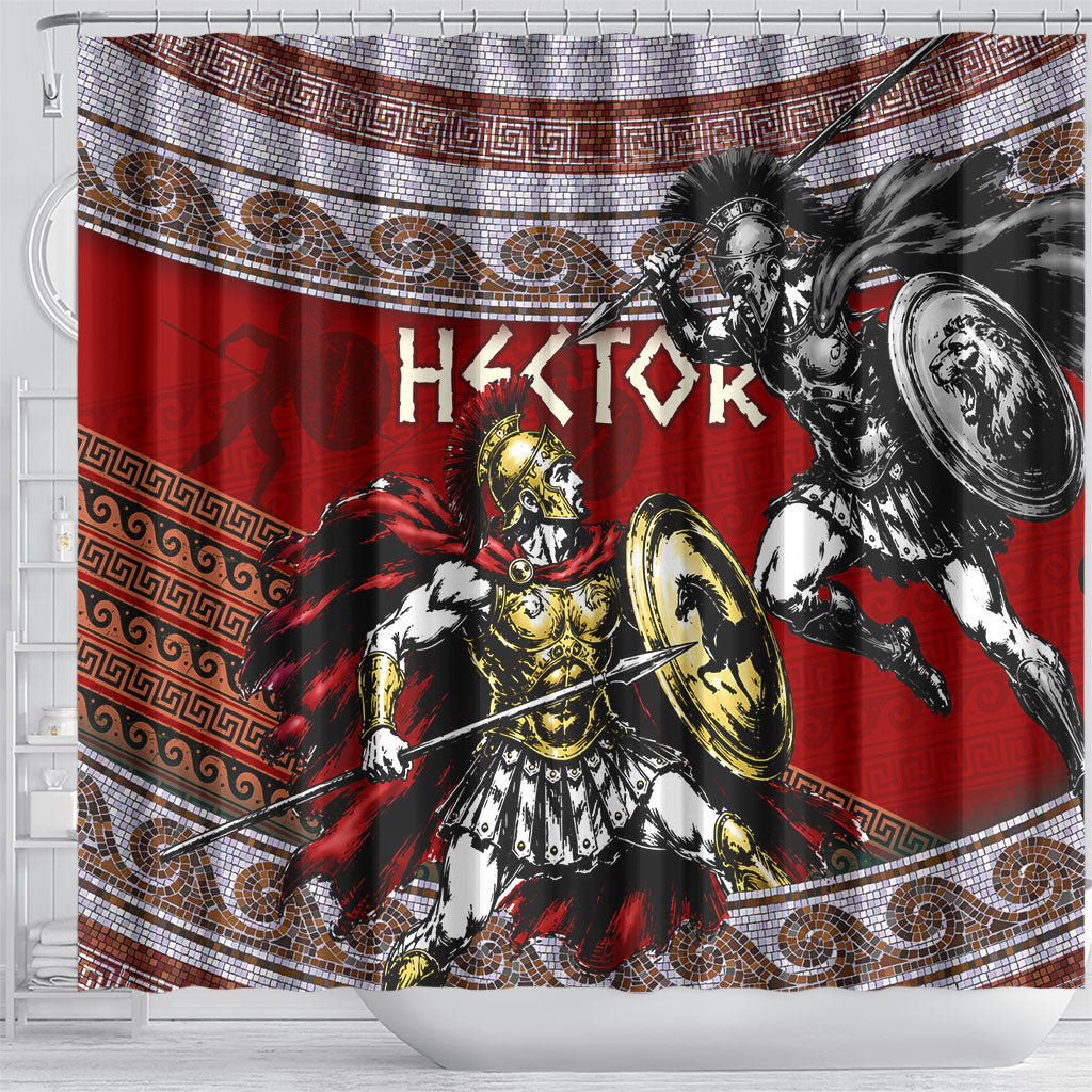 Hector Prince Of Troy Shower Curtain Ancient Greek Mythology Trojan Warrior