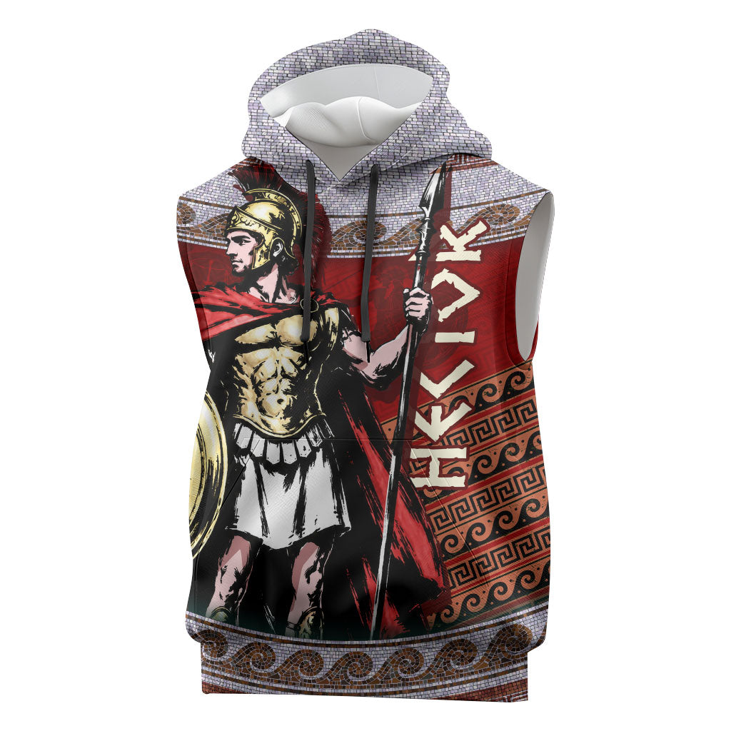 Hector Prince Of Troy Sleeveless Hoodie Ancient Greek Mythology Trojan Warrior