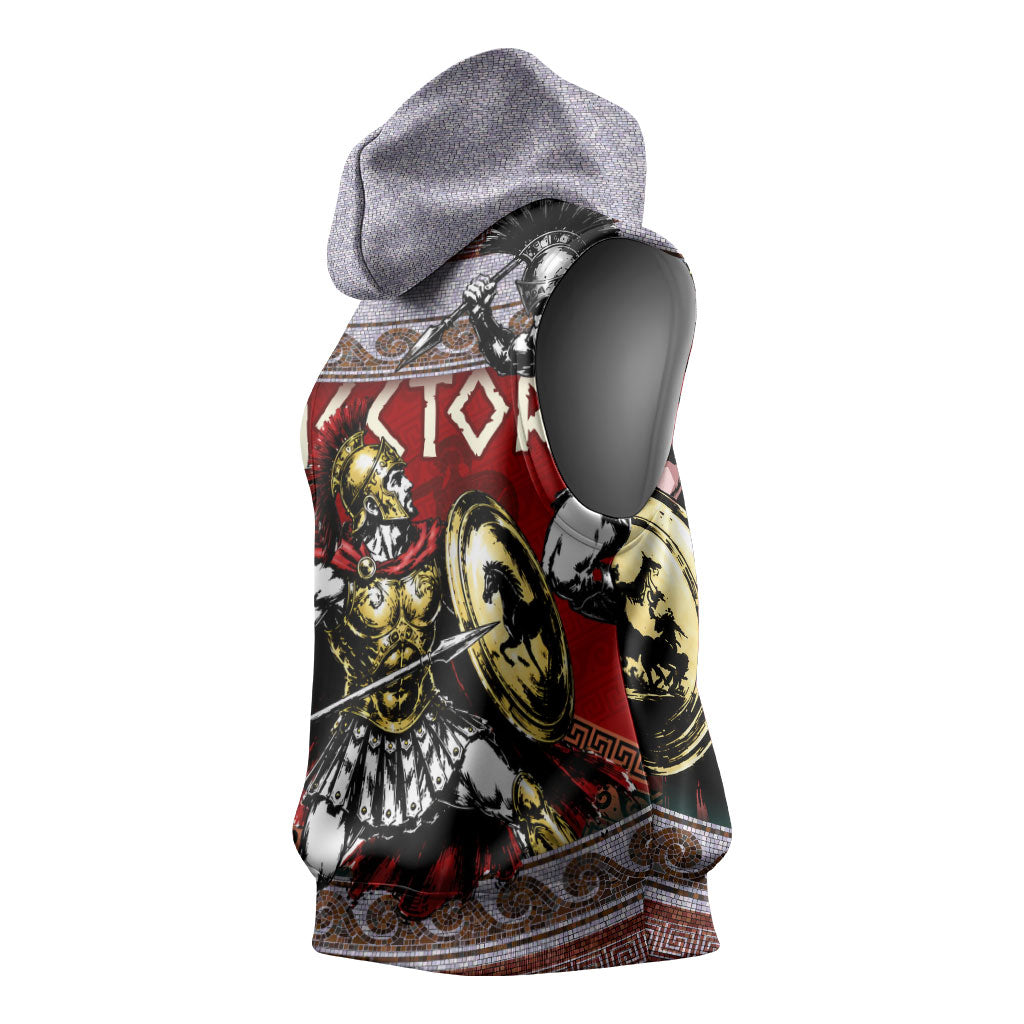 Hector Prince Of Troy Sleeveless Hoodie Ancient Greek Mythology Trojan Warrior