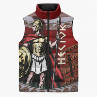 Hector Prince Of Troy Sleeveless Puffer Jacket Ancient Greek Mythology Trojan Warrior