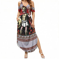Hector Prince Of Troy Summer Maxi Dress Ancient Greek Mythology Trojan Warrior