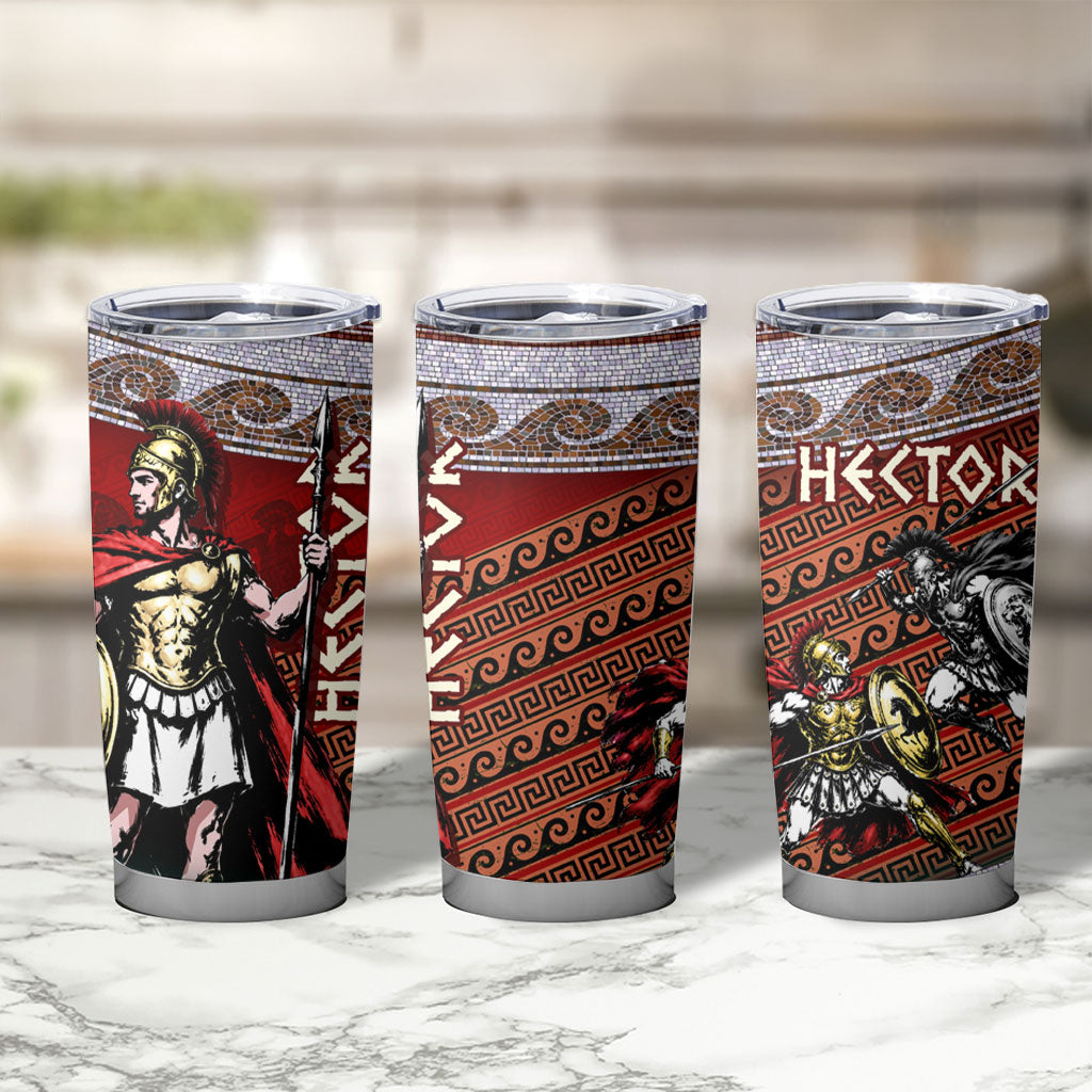Hector Prince Of Troy Tumbler Cup Ancient Greek Mythology Trojan Warrior