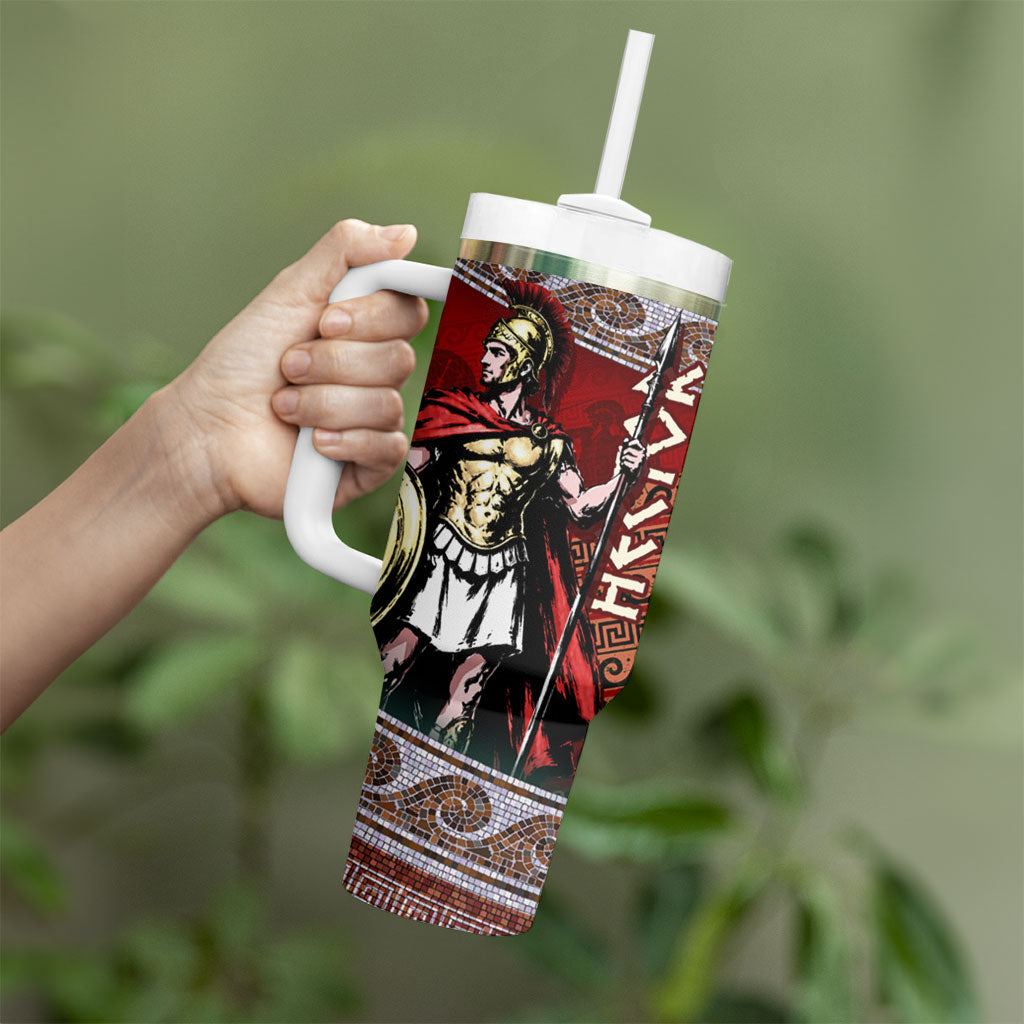 Hector Prince Of Troy Tumbler With Handle Ancient Greek Mythology Trojan Warrior