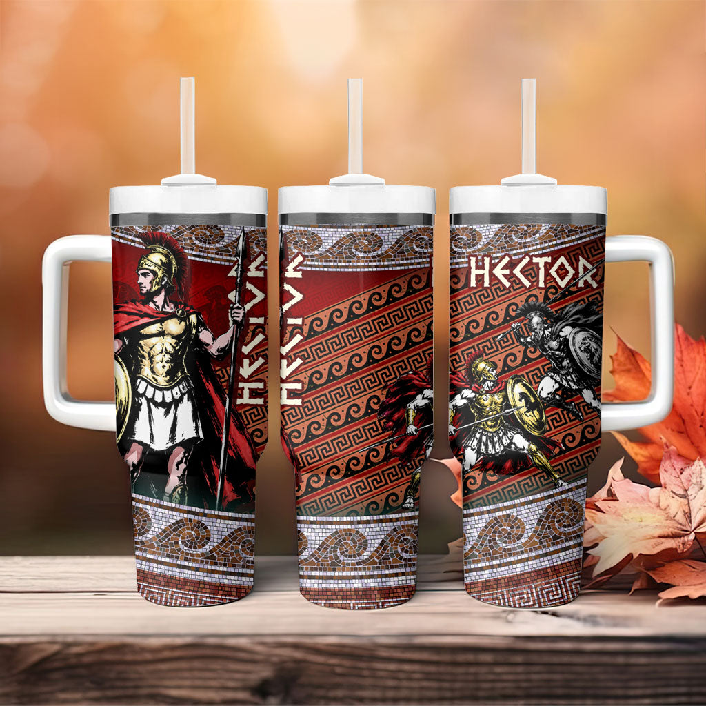 Hector Prince Of Troy Tumbler With Handle Ancient Greek Mythology Trojan Warrior