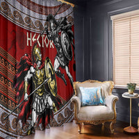 Hector Prince Of Troy Window Curtain Ancient Greek Mythology Trojan Warrior