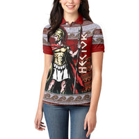 Hector Prince Of Troy Women Polo Shirt Ancient Greek Mythology Trojan Warrior
