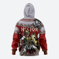Hector Prince Of Troy Zip Hoodie Ancient Greek Mythology Trojan Warrior