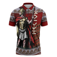 Hector Prince Of Troy Zipper Polo Shirt Ancient Greek Mythology Trojan Warrior