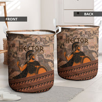 Hector Of Troy Laundry Basket Ancient Greek Mythology Pottery Trojan Warrior