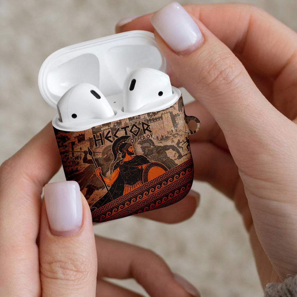 Hector Of Troy AirPods Case Ancient Greek Mythology Pottery Trojan Warrior