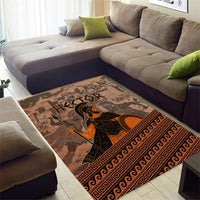Hector Of Troy Area Rug Ancient Greek Mythology Pottery Trojan Warrior