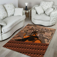 Hector Of Troy Area Rug Ancient Greek Mythology Pottery Trojan Warrior