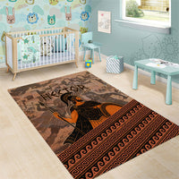 Hector Of Troy Area Rug Ancient Greek Mythology Pottery Trojan Warrior