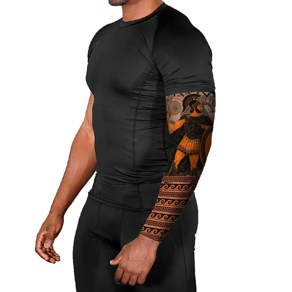 Hector Of Troy Arm Sleeves Ancient Greek Mythology Pottery Trojan Warrior