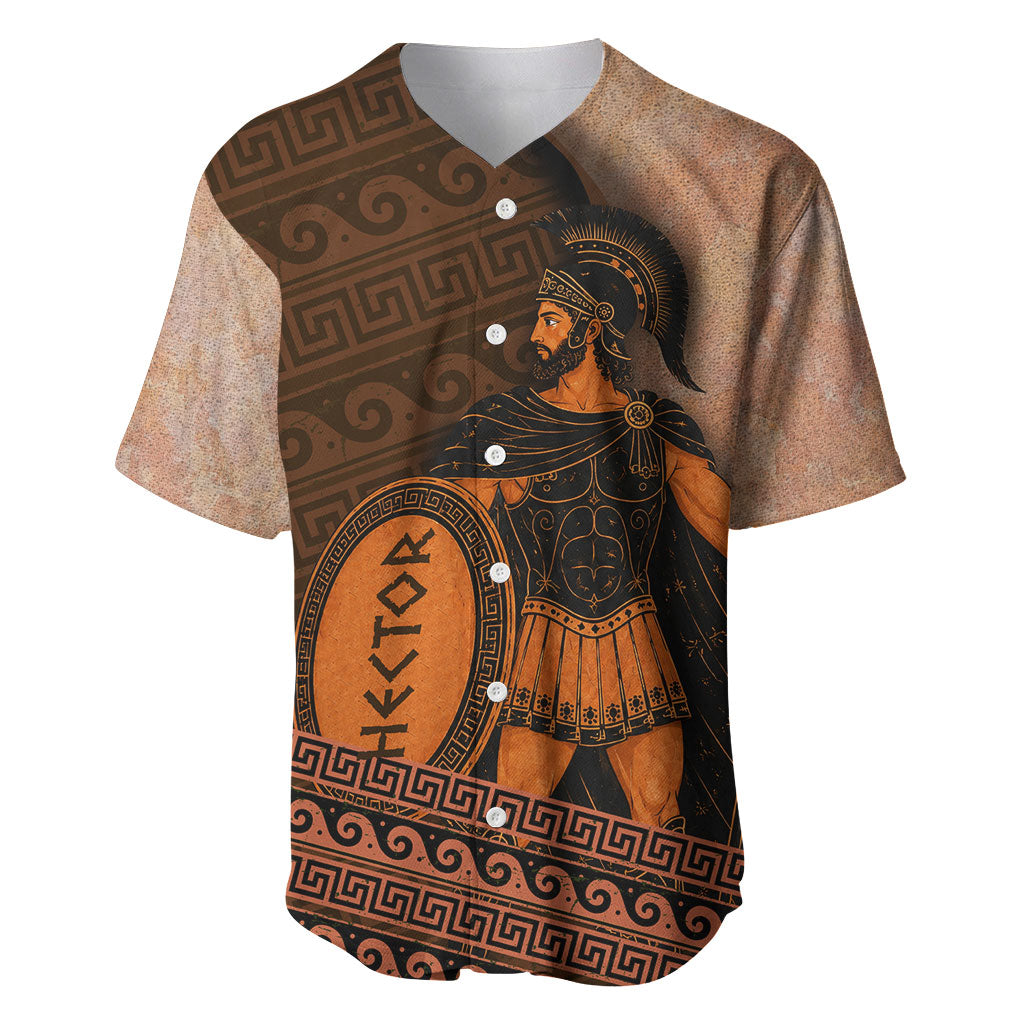 Hector Of Troy Baseball Jersey Ancient Greek Mythology Pottery Trojan Warrior