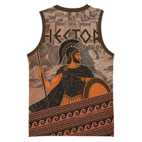 Hector Of Troy Basketball Jersey Ancient Greek Mythology Pottery Trojan Warrior