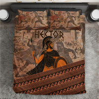 Hector Of Troy Bedding Set Ancient Greek Mythology Pottery Trojan Warrior