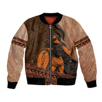 Hector Of Troy Bomber Jacket Ancient Greek Mythology Pottery Trojan Warrior