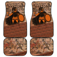 Hector Of Troy Car Mats Ancient Greek Mythology Pottery Trojan Warrior