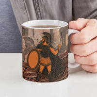 Hector Of Troy Ceramic Mug Ancient Greek Mythology Pottery Trojan Warrior