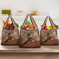 Hector Of Troy Grocery Bag Ancient Greek Mythology Pottery Trojan Warrior