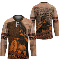 Hector Of Troy Hockey Jersey Ancient Greek Mythology Pottery Trojan Warrior