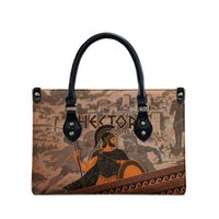 Hector Of Troy Leather Bag Ancient Greek Mythology Pottery Trojan Warrior