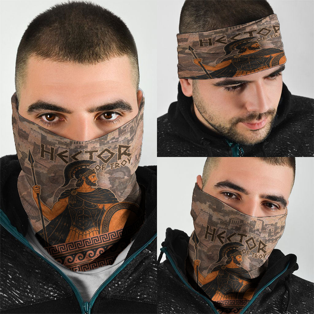 Hector Of Troy Neck Gaiter Ancient Greek Mythology Pottery Trojan Warrior