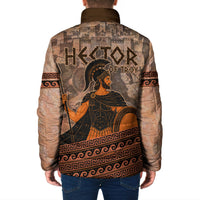 Hector Of Troy Padded Jacket Ancient Greek Mythology Pottery Trojan Warrior