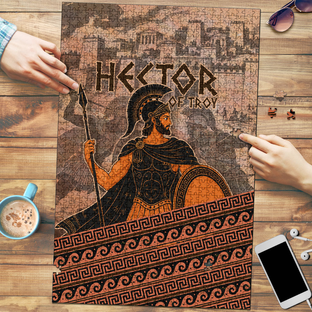 Hector Of Troy Puzzle Ancient Greek Mythology Pottery Trojan Warrior