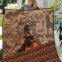 Hector Of Troy Quilt Ancient Greek Mythology Pottery Trojan Warrior