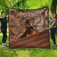Hector Of Troy Quilt Ancient Greek Mythology Pottery Trojan Warrior