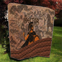 Hector Of Troy Quilt Ancient Greek Mythology Pottery Trojan Warrior