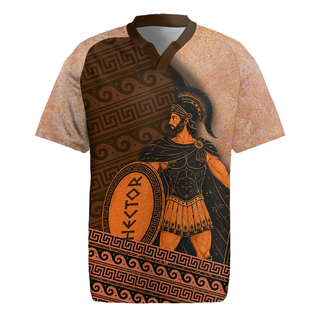Hector Of Troy Rugby Jersey Ancient Greek Mythology Pottery Trojan Warrior