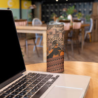 Hector Of Troy Skinny Tumbler Ancient Greek Mythology Pottery Trojan Warrior