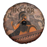Hector Of Troy Spare Tire Cover Ancient Greek Mythology Pottery Trojan Warrior