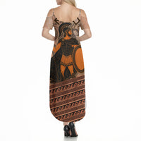 Hector Of Troy Summer Maxi Dress Ancient Greek Mythology Pottery Trojan Warrior