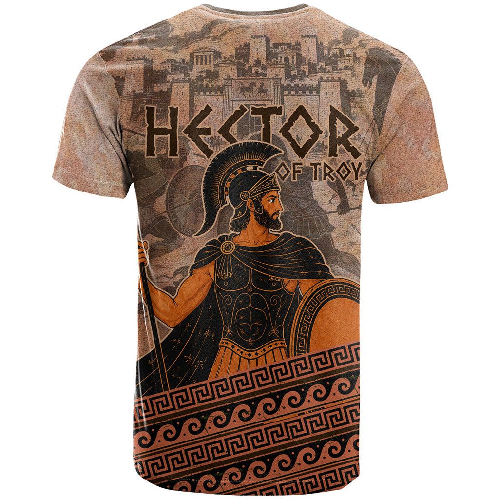 Hector Of Troy T Shirt Ancient Greek Mythology Pottery Trojan Warrior