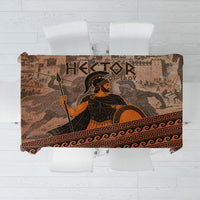 Hector Of Troy Tablecloth Ancient Greek Mythology Pottery Trojan Warrior